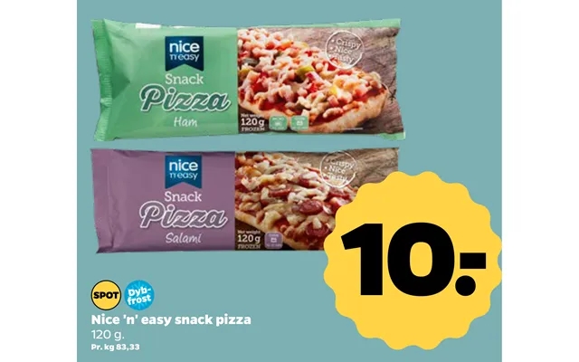 Nice 'n' Easy Snack Pizza product image