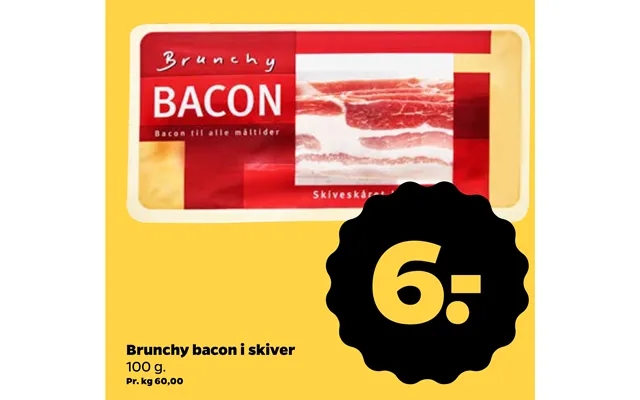 Brunchy bacon in slices product image