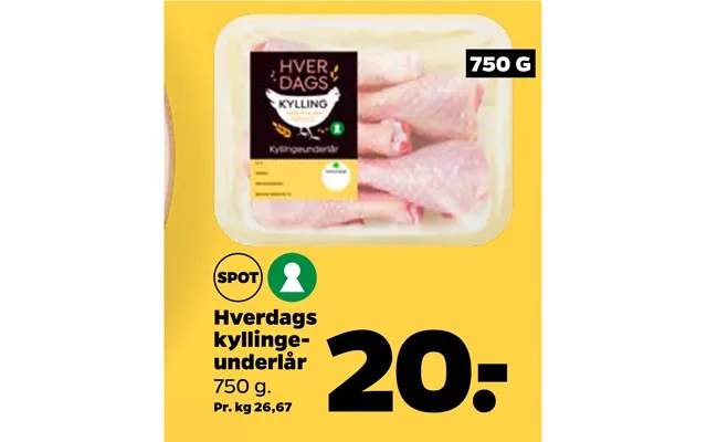 Every day kyllingeunderlår product image