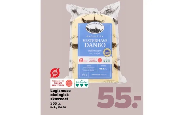Løgismose organic firm cheese product image