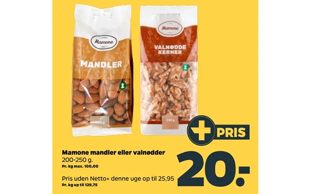 Mamone Mandler Eller Valnødder product image