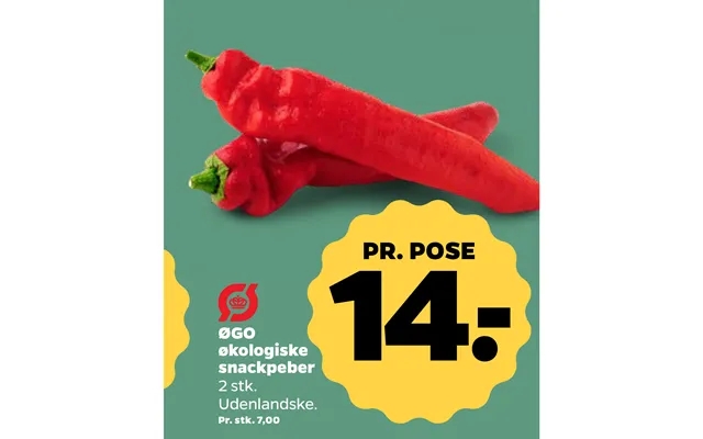 Øgo Økologiske Snackpeber product image