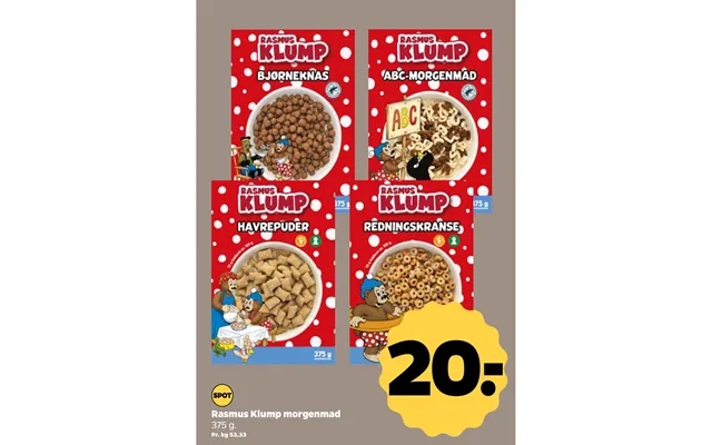 Rasmus lump breakfast product image