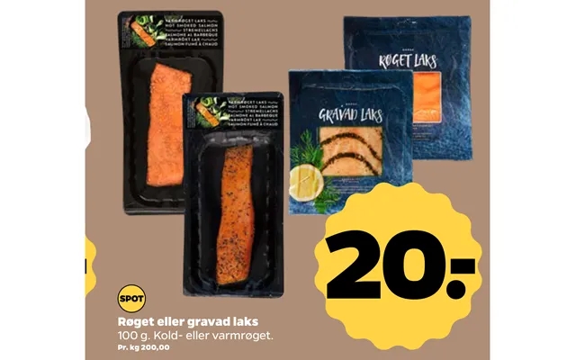 Smoked or marinated salmon product image
