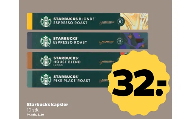 Starbucks capsules product image