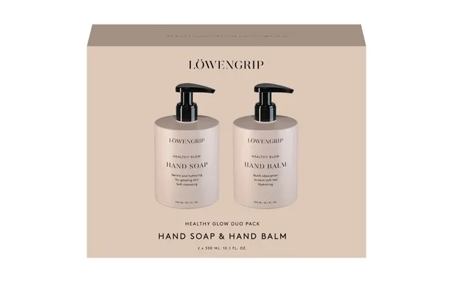 Lowengrip healthy glow hand soap & hand balm kit product image