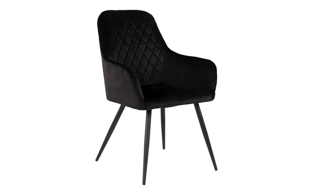 Harboring dining chair - black velours, house nordic product image
