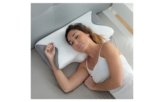 Conforti memory pillow with ergonomic outline to throat - innovagoods product image