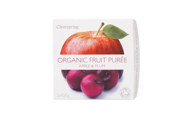 Frugtpuré Blomme Æble Økologisk - 200 Gr product image