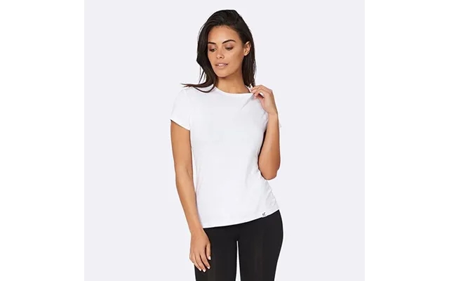 T-shirt lady white round throat - large product image