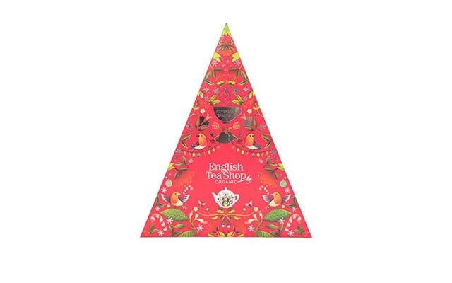 Triangular advent calendar red økologisk - 25 letters product image