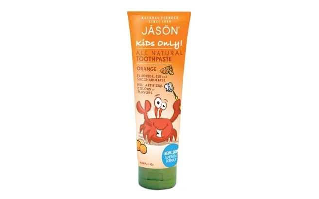 Jason flourfri toothpaste to children appelsinsmag - 119 g. product image