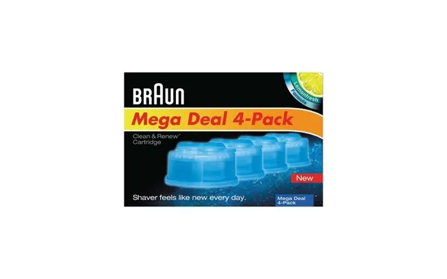Braun accessories clean & renew refill - 4 paragraph. product image
