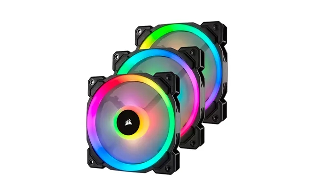 Corsair ll120 rgb dual light 3-pack music pro - cabinet cooler product image