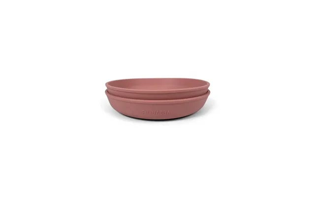 Filibabba silicone plate 2-pack rose product image