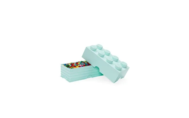 Lego storage box 8 - aqua product image