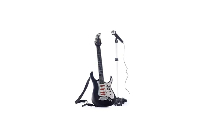 Mu Music Elektrisk Guitar Med Mikrofon & Stativ product image