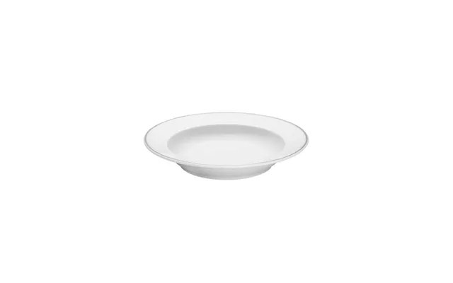 Pillivuyt plate deep vienne pleated 22 cm white platinum product image