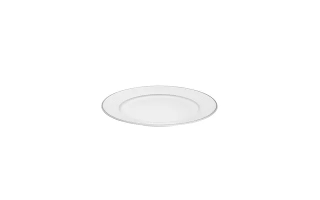 Pillivuyt plate flat vienne pleated 22 cm white platinum product image