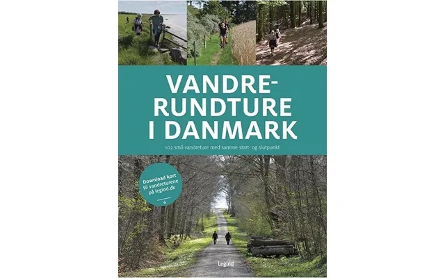 Vandrerundture in denmark - travel book product image