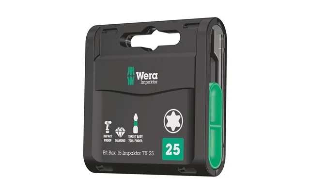Wera Bit-box 15 Impaktor Tx 25 - 15 Dele product image