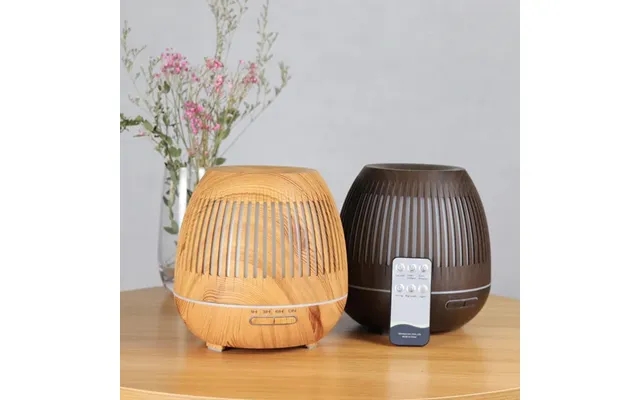 Aroma diffuser 400 ml m remote - stylish in brown past, the laws bright wood - product image