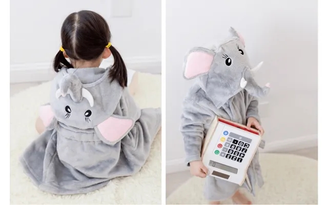 Bathrobe robes to children m hood - sweet animal models product image