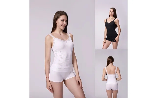 Lace top - package with 3 paragraph. White black product image