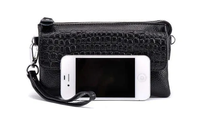Clutch bag with shoulder and hand strap product image