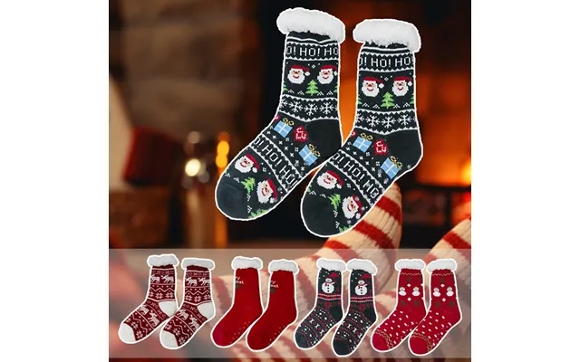Cozy socks with christmas motif - different print product image