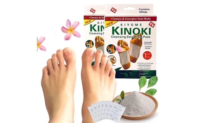 Kinoki Detox Fodplastre - 5 Dages Kur 10 Stk. Pakke product image