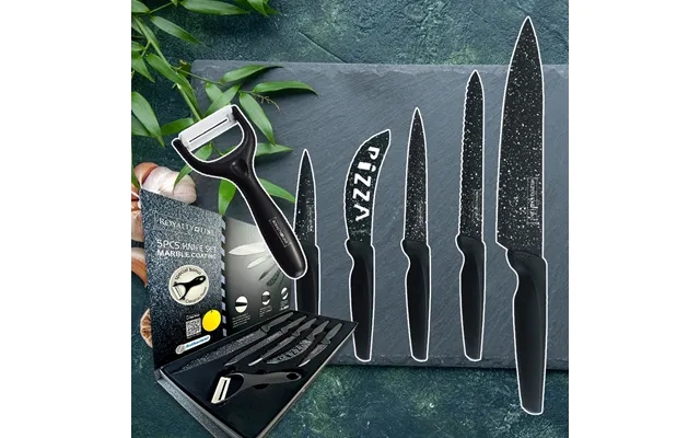 Set of knives 5 parts peelings royalty line m marmorbelægning product image