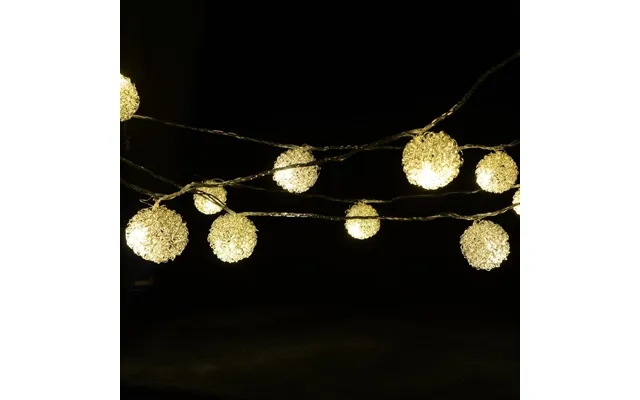Led light string with 20 filter bullets - gold 3 meter product image