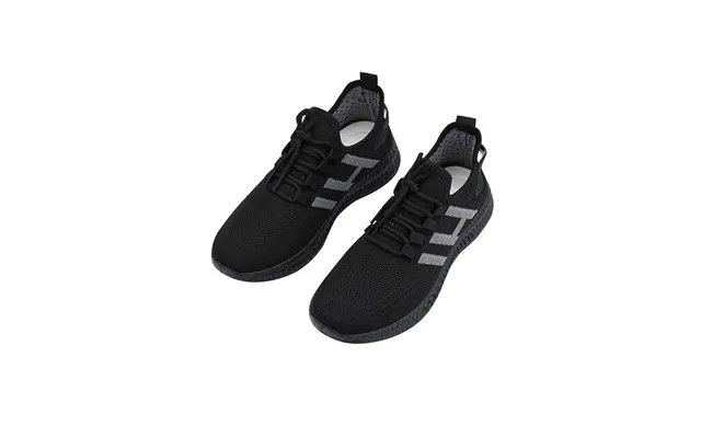 Running shoes sneakers to men, breathable past, the laws cushioning - black - product image