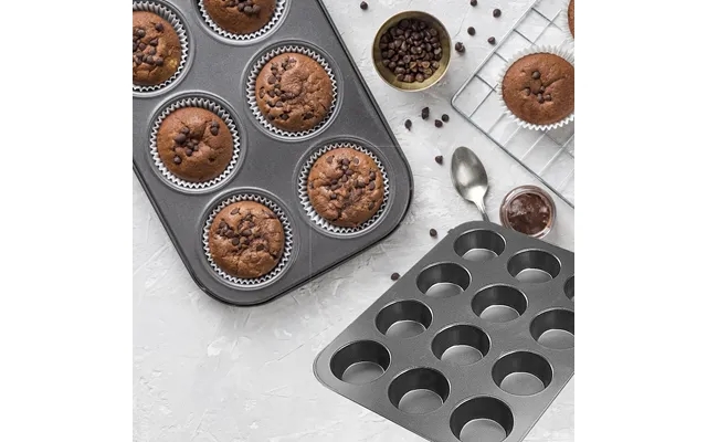 Muffin 6 or 12 paragraph. In black steel - behind delights with ease product image