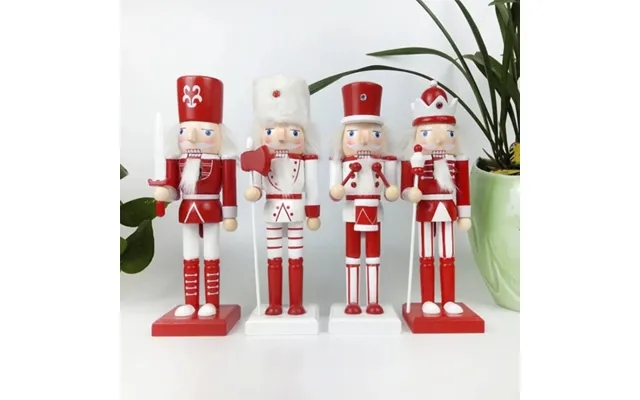 Nutcracker characters in træ - 24 cm, set with 4 characters - product image