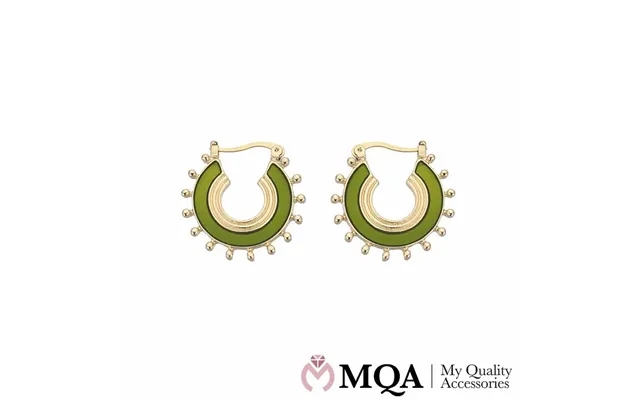 Earrings - gold colored with sun motive product image