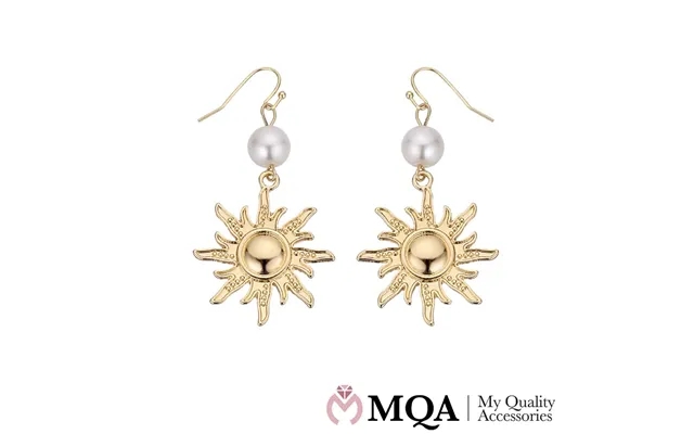 Earrings with pearl past, the laws beautiful sun product image