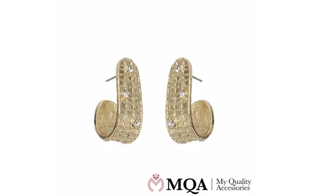 Ear stud - strap with 5 glittering stone product image