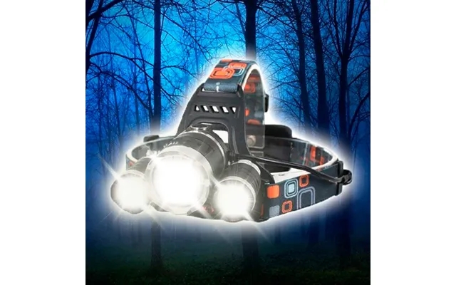 Headlight part powerful 5000 lumen including. Rechargeable batteries product image