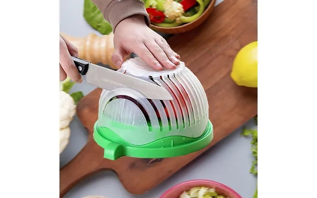 Quick salad maker - salatskærer bowl 4-i-1 product image