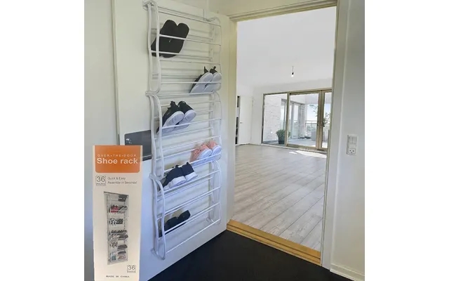 Shoe rack to door with seat to 20-30 couple shoes product image