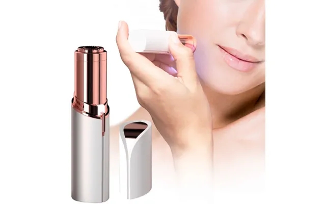 Painless hair remover with part - shaped as one lipstick product image