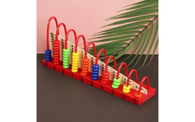 Wooden toys - learn to count with rings product image