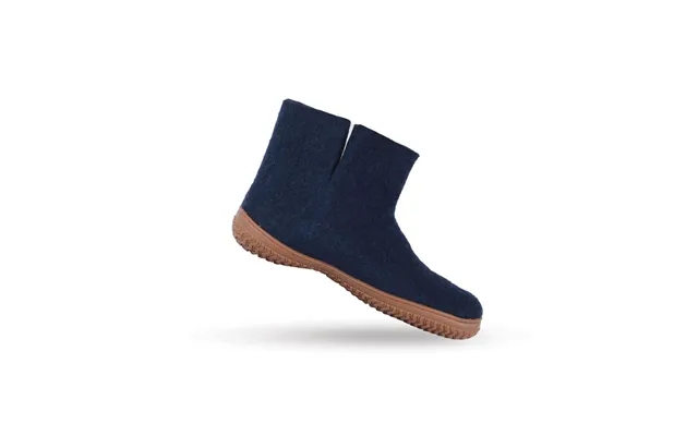 Uldstøvle 100% clean wool - model blue m rubber sole product image