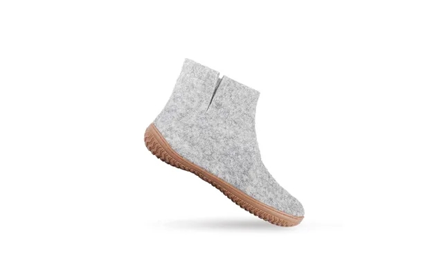 Uldstøvle 100% clean wool - model gray m rubber sole product image
