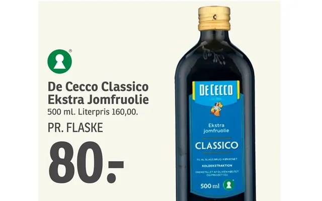 De Cecco Classico Ekstra Jomfruolie product image