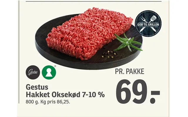 Gestus Hakket Oksekød 7-10 % product image