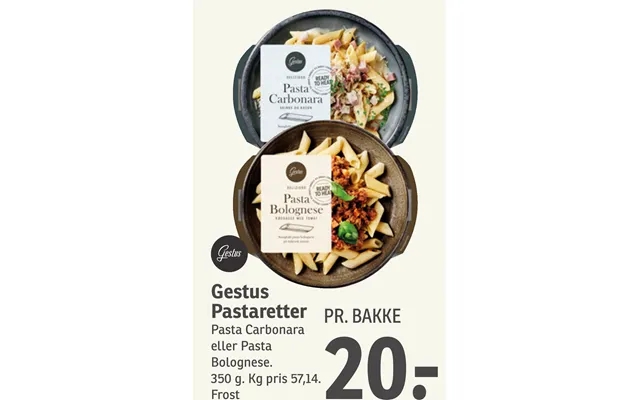 Gesture pasta dishes product image