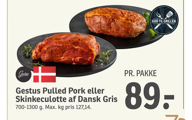 Gestus Pulled Pork Eller Skinkeculotte Af Dansk Gris product image